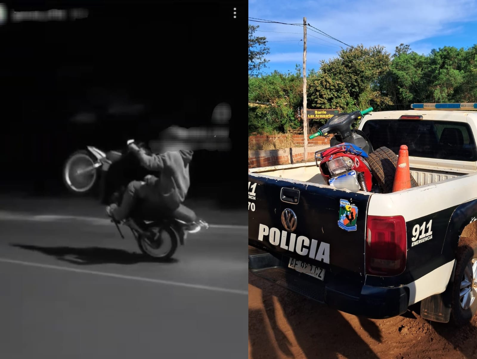 Se filmaba haciendo “willy” en plena ruta: identificaron al adolescente y secuestraron la motocicleta